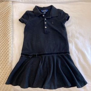 Polo by Ralph Lauren navy collared shirt dress